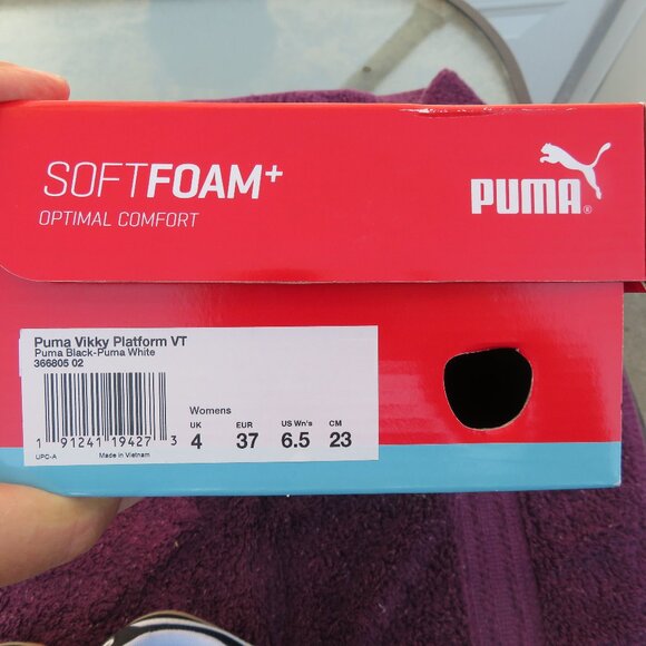 NIB Puma Vikky Platform Shoes Size 6.5 - Picture 6 of 6
